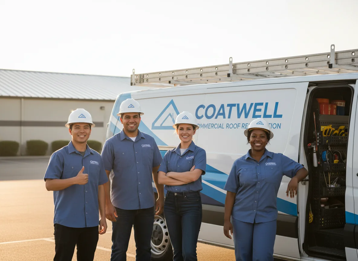 Commercial roof coating company in Loami, IL